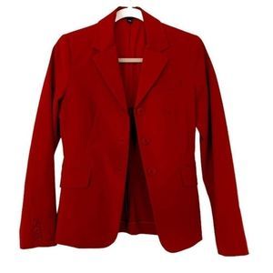 Theory Red Blazer
